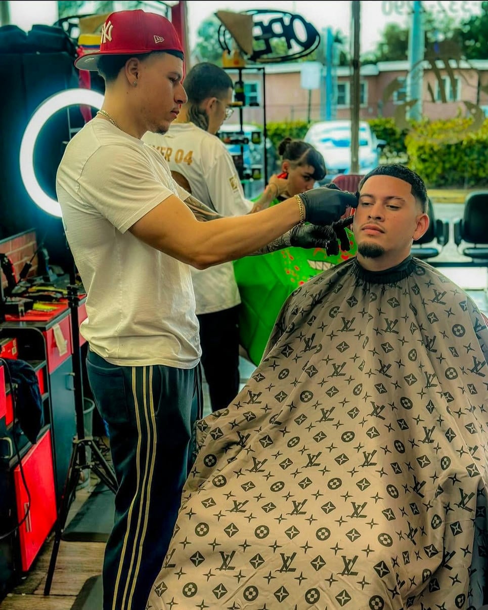 Professional master barber Erit