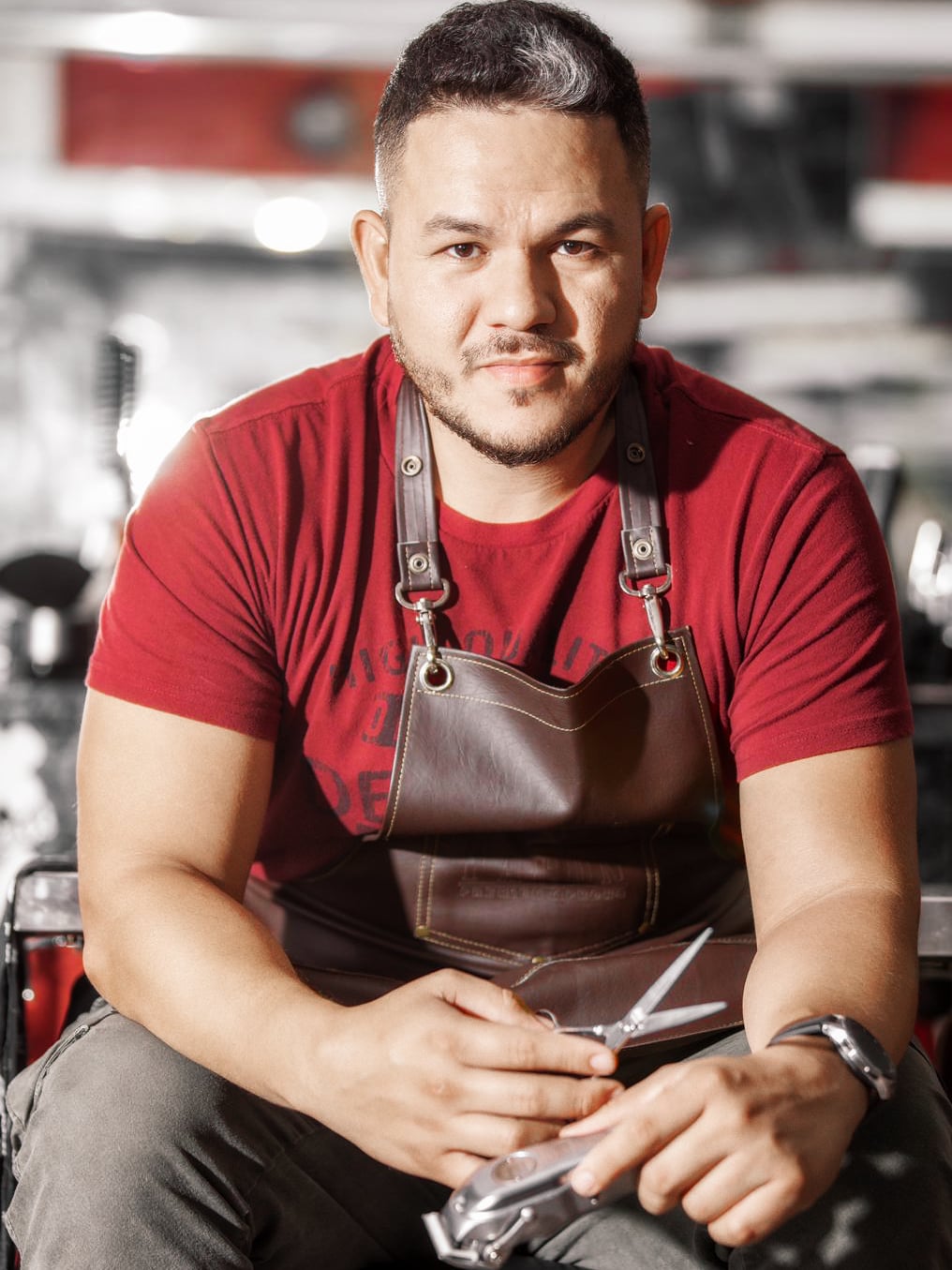 Professional master barber Luis