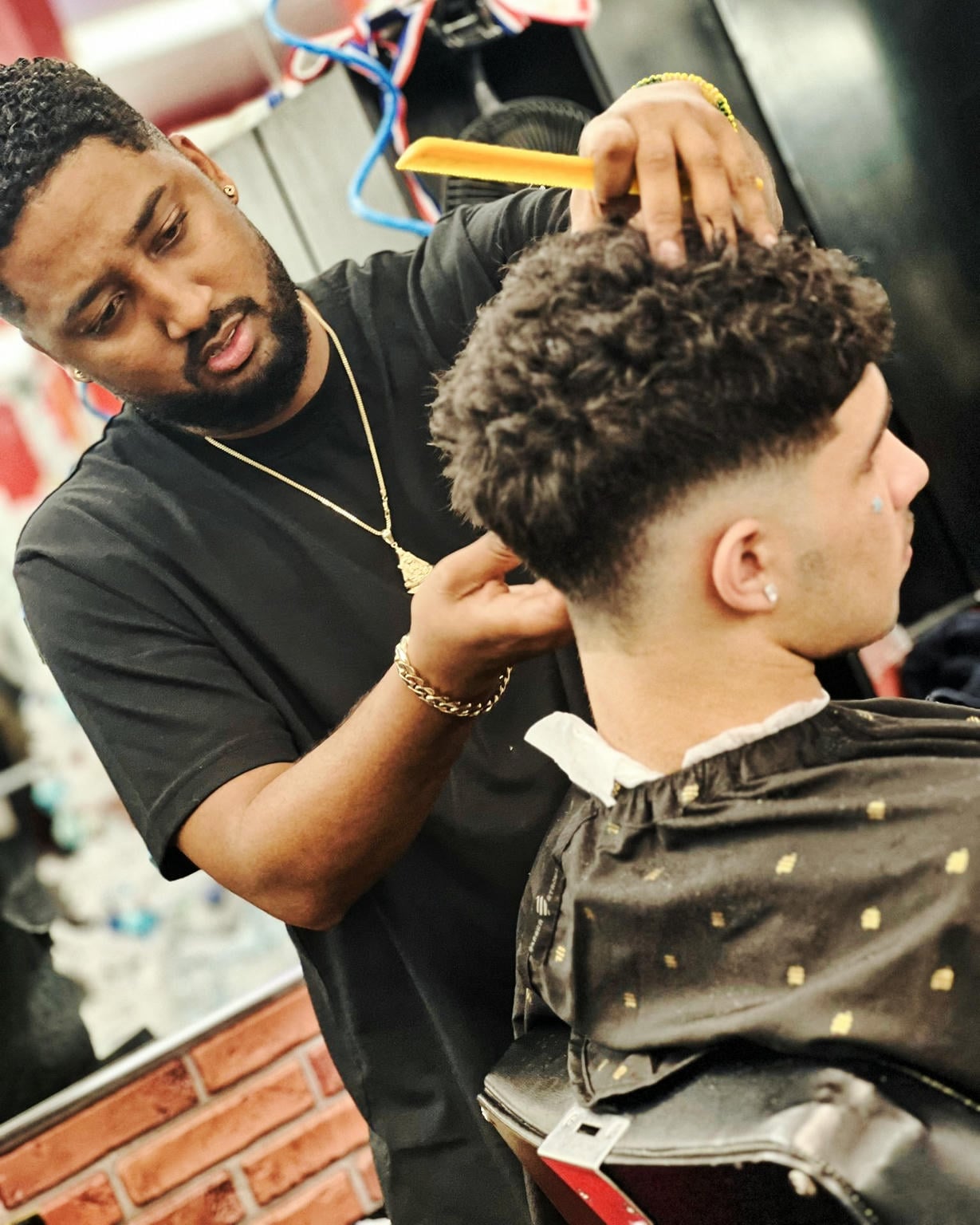 Professional master barber Patrick